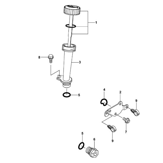 Picture of E - Sistema di lubrificazione FJ180V-AM58
